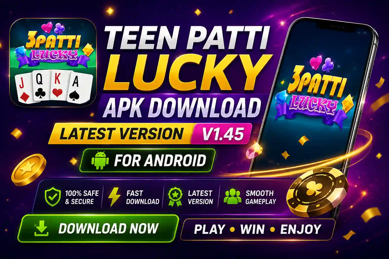 Teen Patti Lucky APK Download Latest Version V1.45 for Android